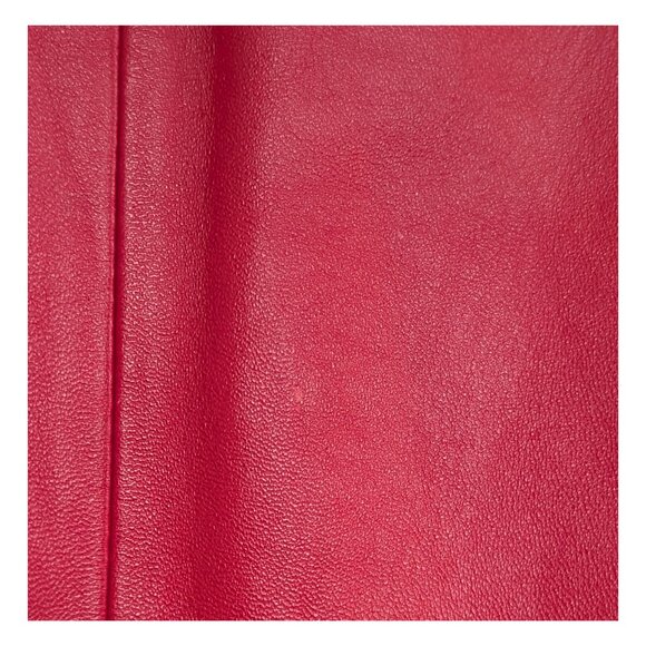 ⭐ Red Leather Jacket Handmade in Mexico – Creaciones EMY (M) - Picture 5 of 6